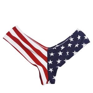 USA flag Brazilian bikini bottom